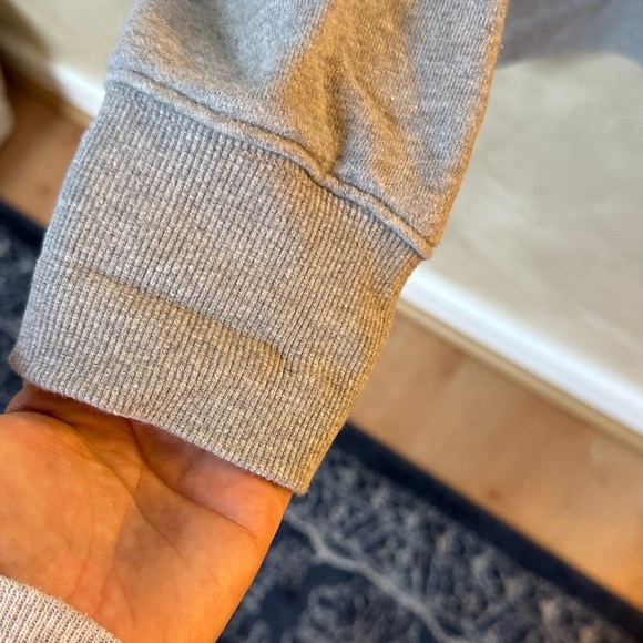 Peloton Gray Hoodie with half zip - Picture 4 of 7